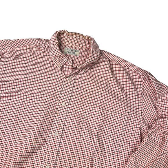 Steve & Barry's VTG Y2K Button-Down Shirt Long Sleeve Checkered Red Mens 3X - Picture 3 of 5